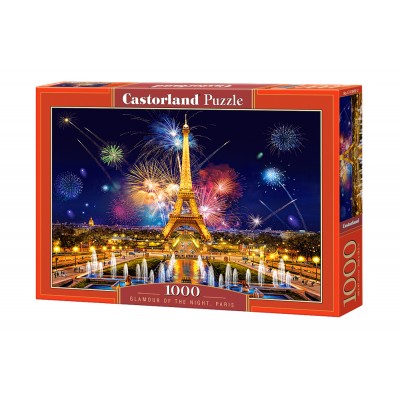 1000 PCS - GLAMOUR OF THE NIGHT, PARIS - 68x47 CM - CASTORLAND